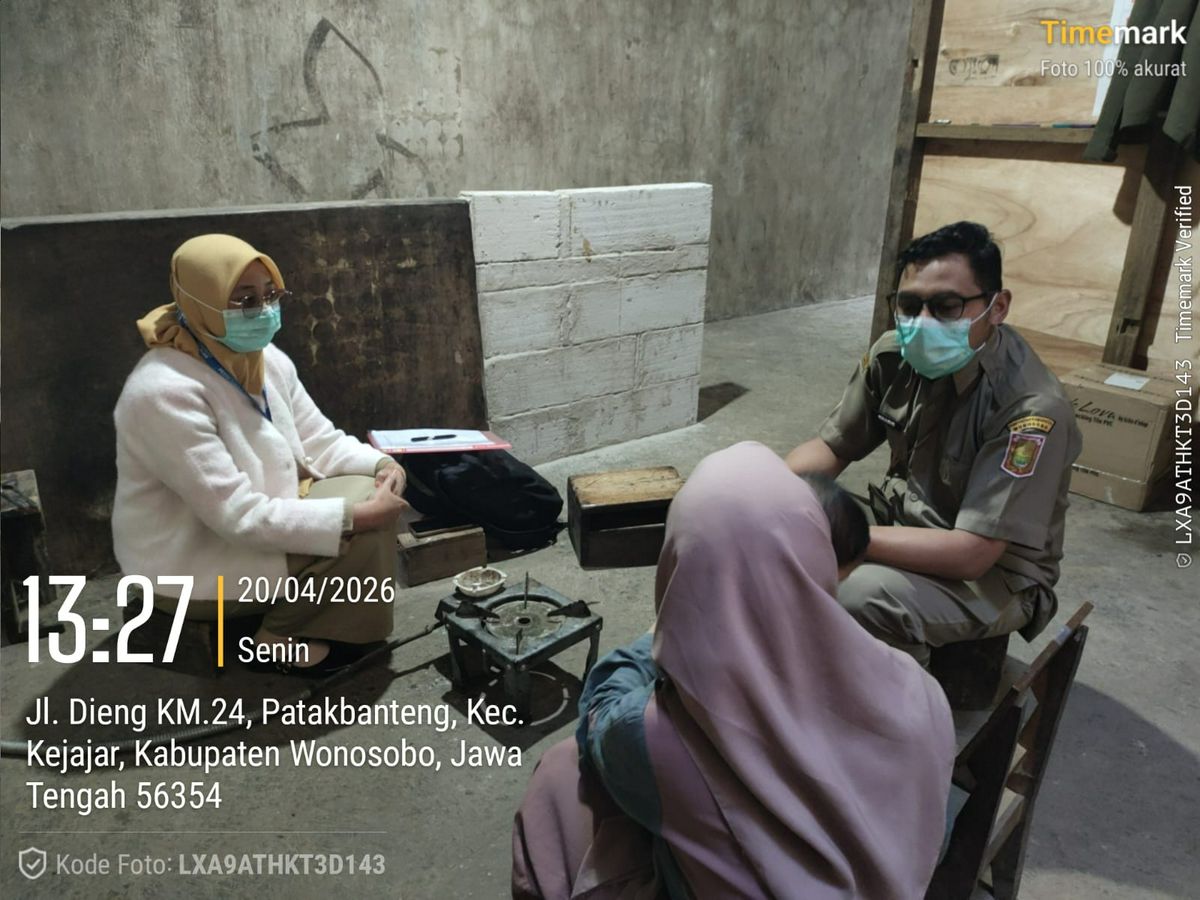 Investigasi kontak TBC desa Patak banteng