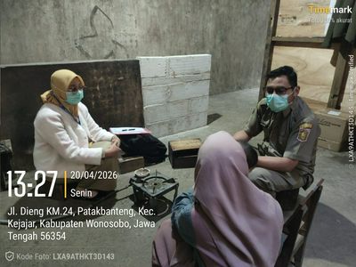 Investigasi kontak TBC desa Patak banteng